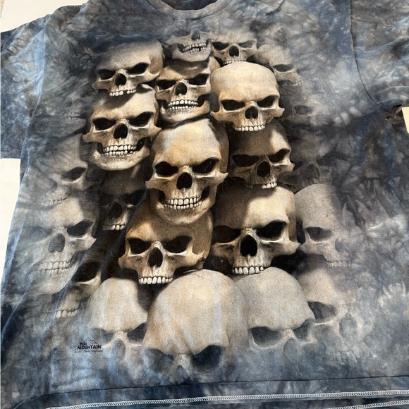 Halloween Skull Graphic T-Shirt - Picture 2 of 7